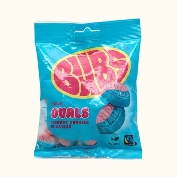 Bubs Sour Ovals Forest Berries 90g