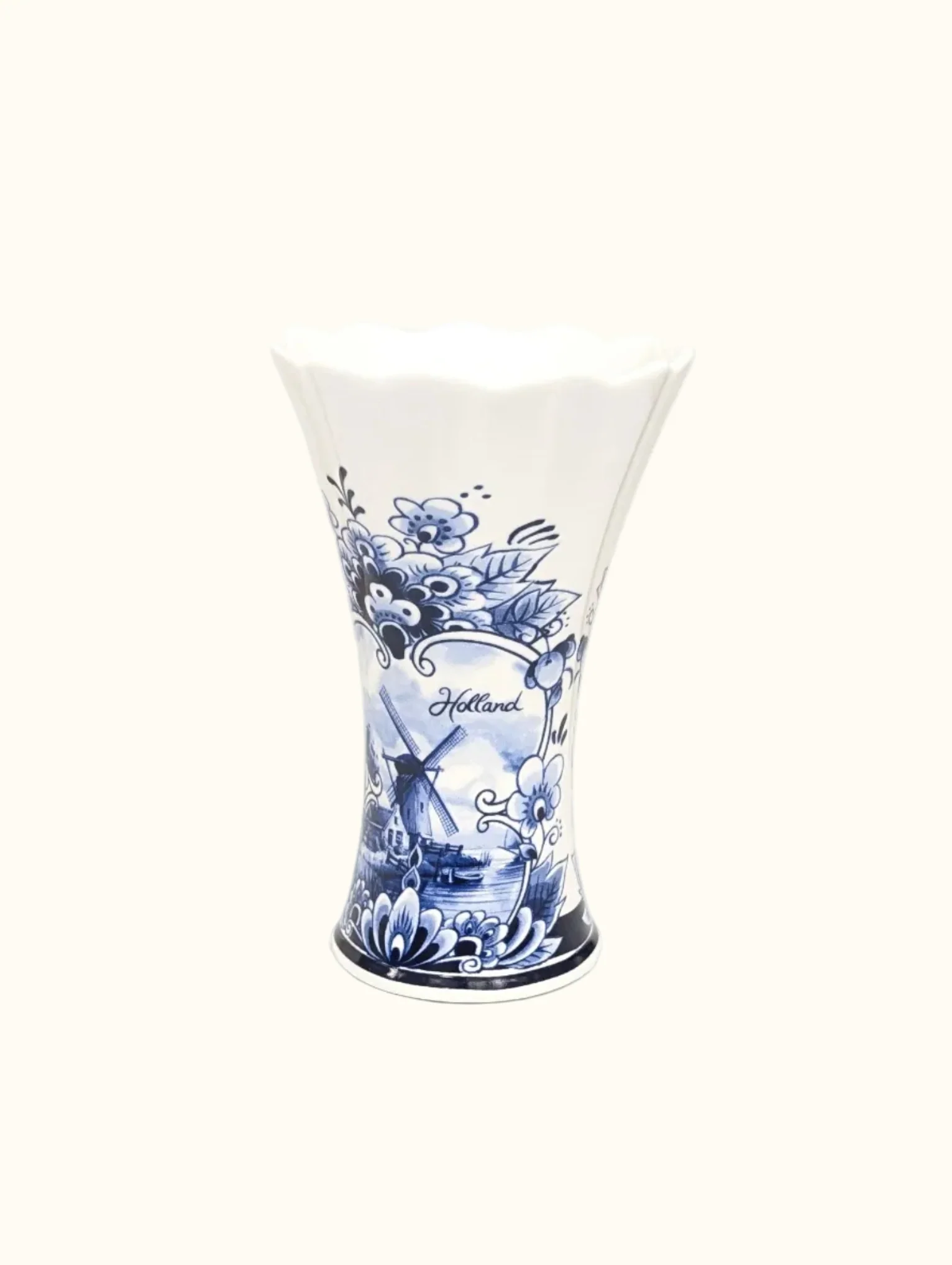 Ceramic Vase Small Delft Blue