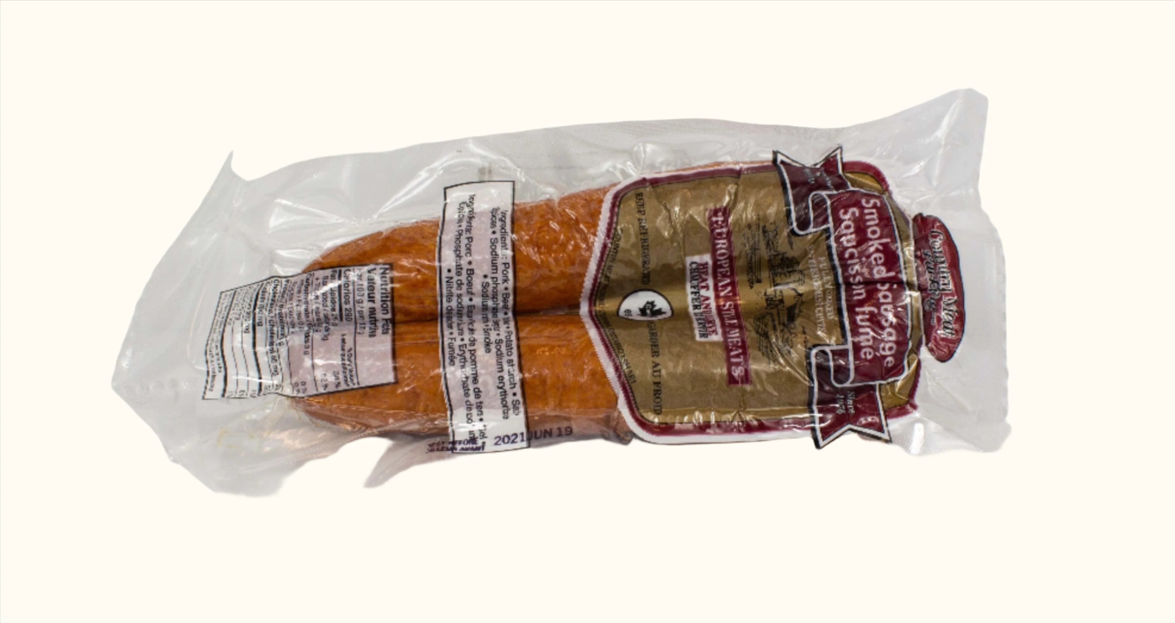 CMP Smoked Sausage (Rookworst) 420g