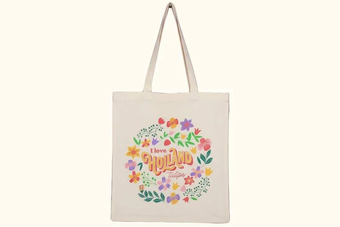 Cotton Bag Love Tulips Holland