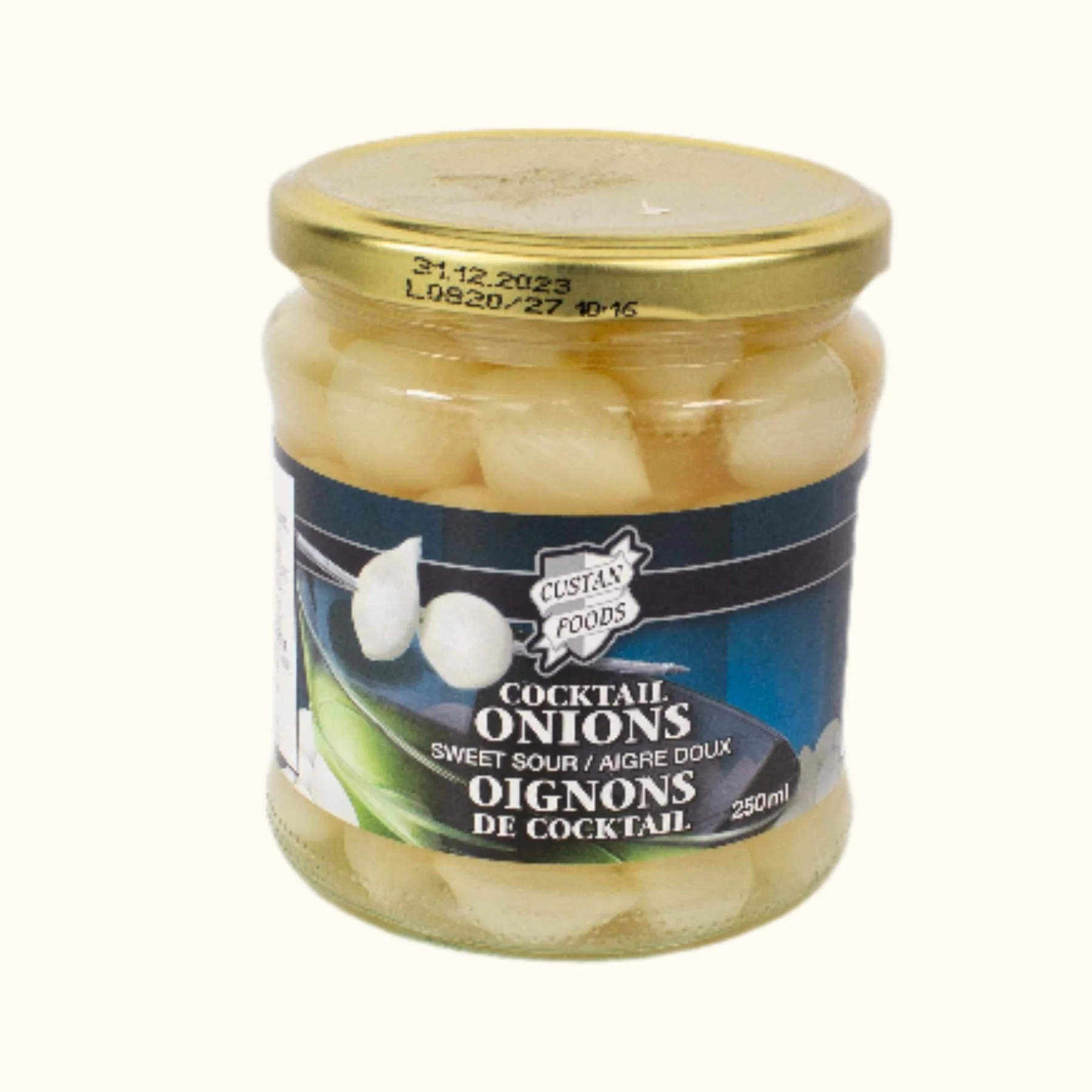 Custan Foods Cocktail Onions 250ml