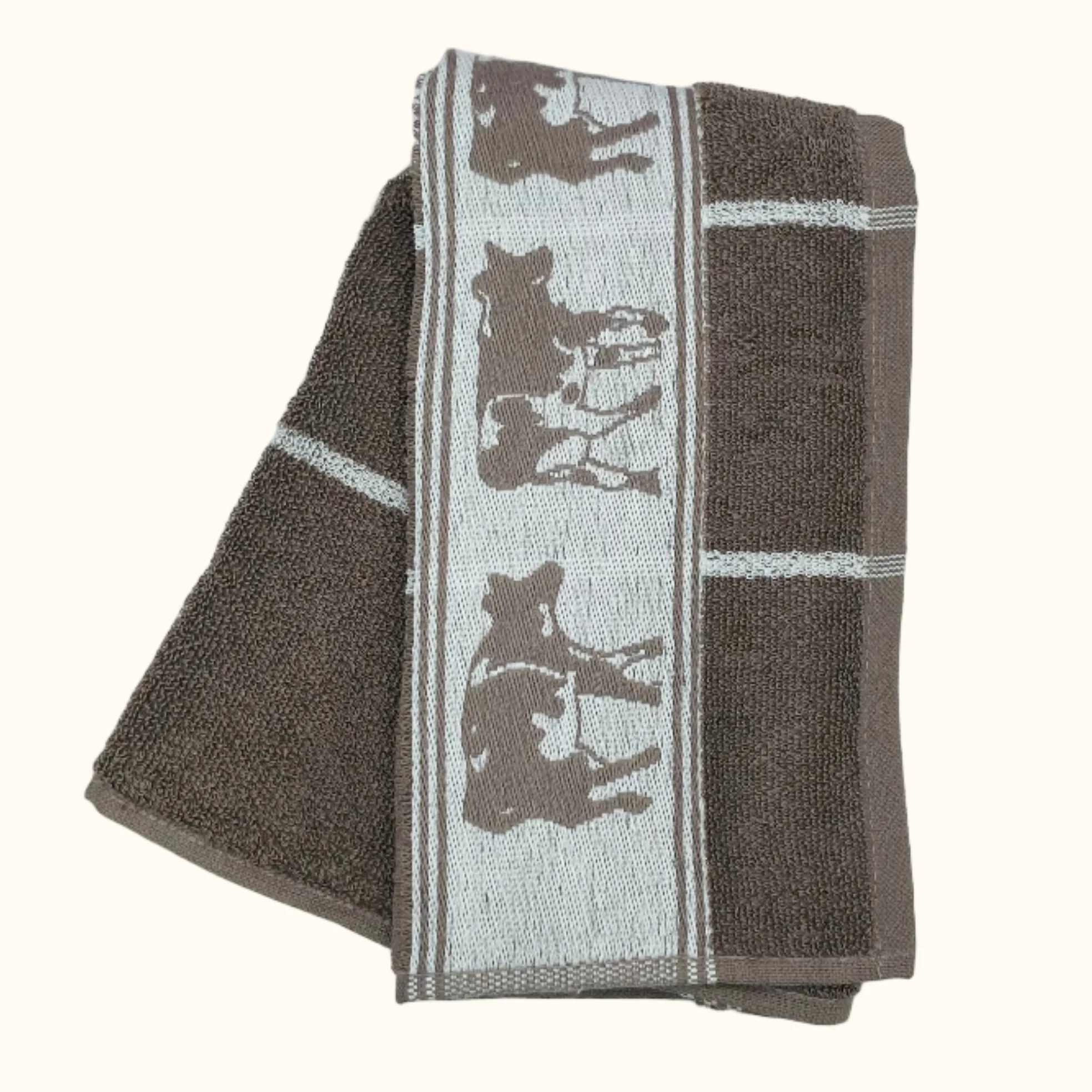 DDDDD ZW/Bont Taupe Kitchen Towel 50x55cm