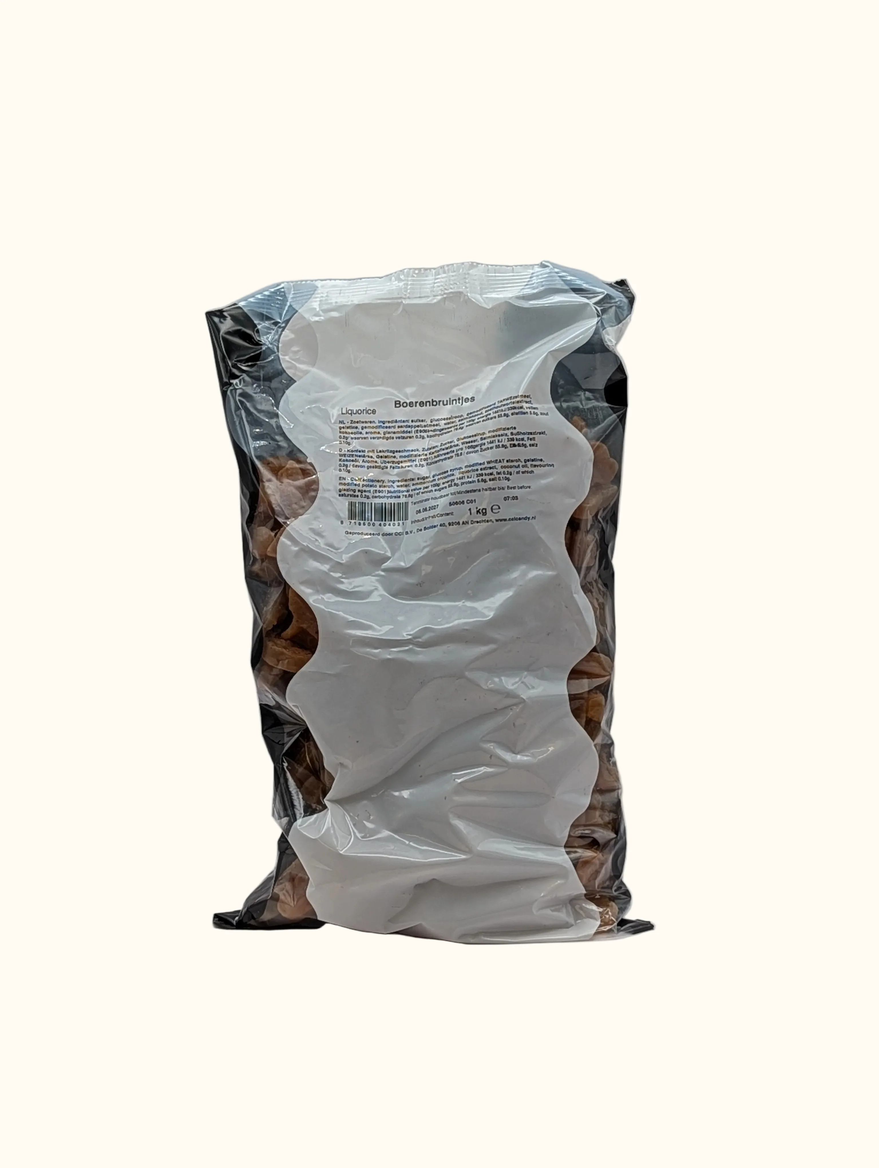 Dutch Licorice Boerenbruintjes (Salmiak Farm figures) Bag 1kg - Image 2