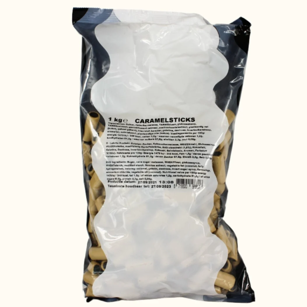 Dutch Licorice Caramel Sticks Bag 1kg - Image 2