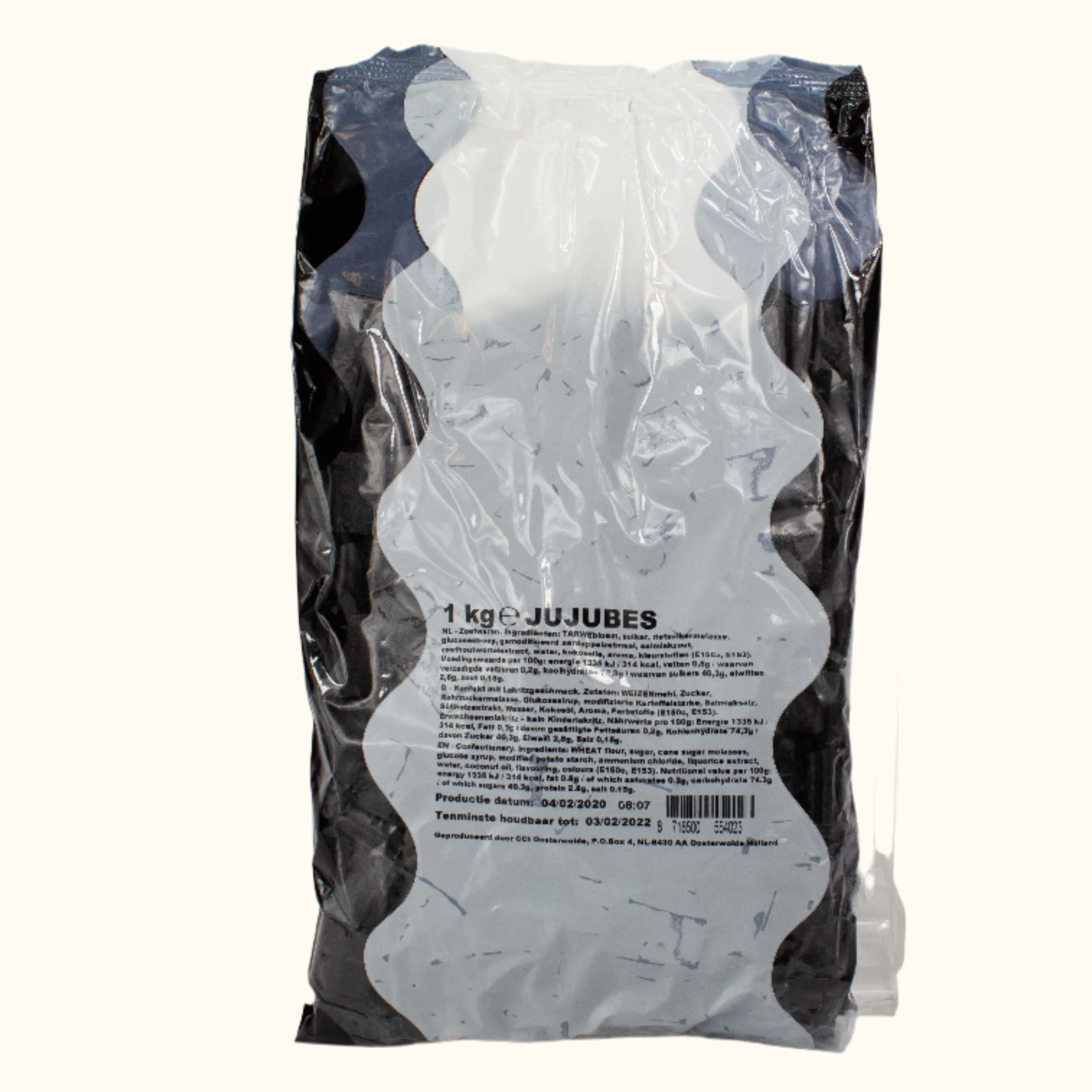 Dutch Licorice Jujubes Bag 1kg - Image 2