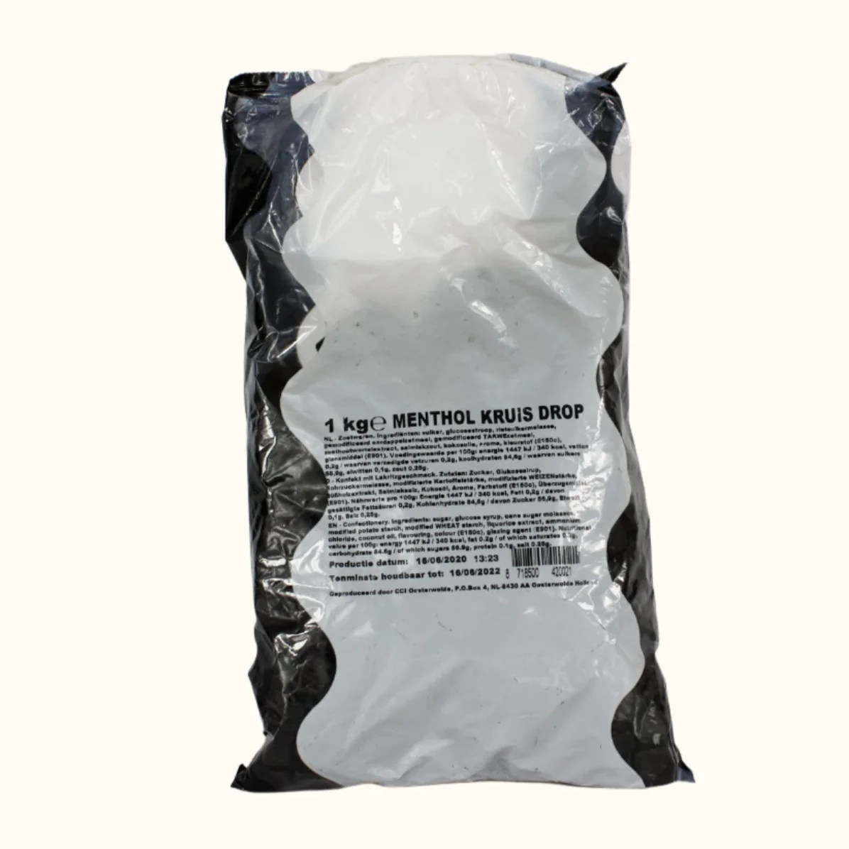 Dutch Licorice Menthol Cross Bag 1kg - Image 2
