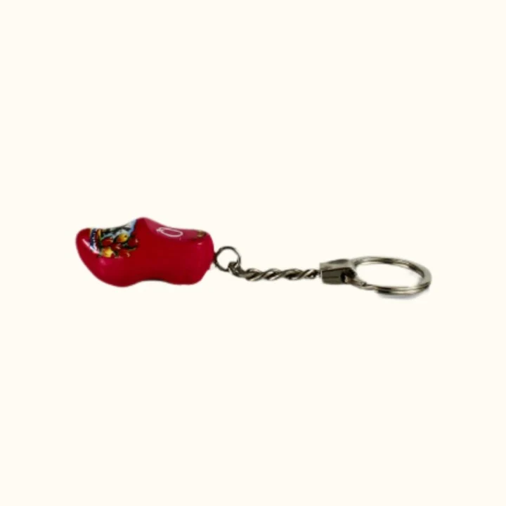 Dutch Wooden Shoe Keychain 4cm