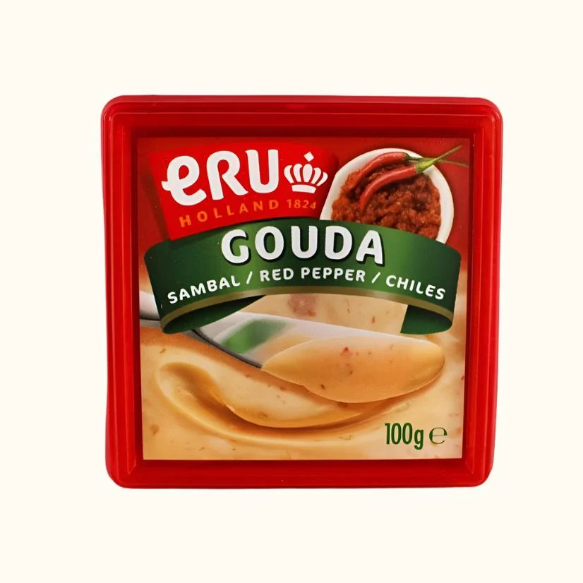 Eru Gouda Sambal (Red Pepper) Spread Cheese 100gr