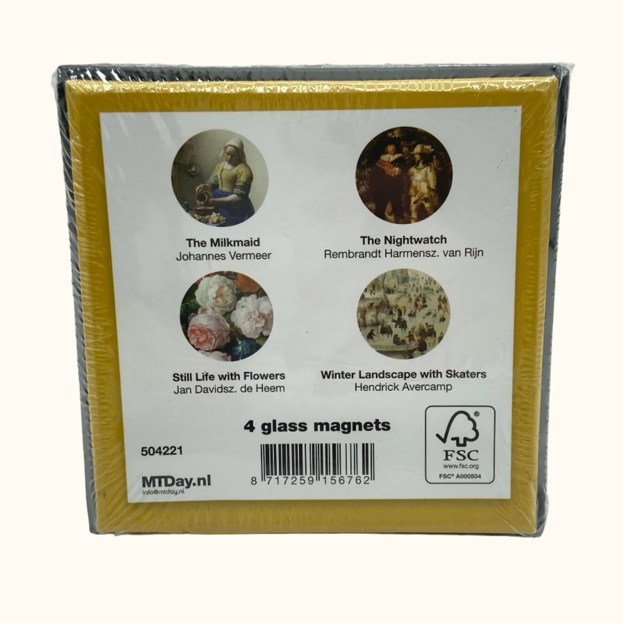 Glass Magnet Box – Dutch Old Masters - Image 2