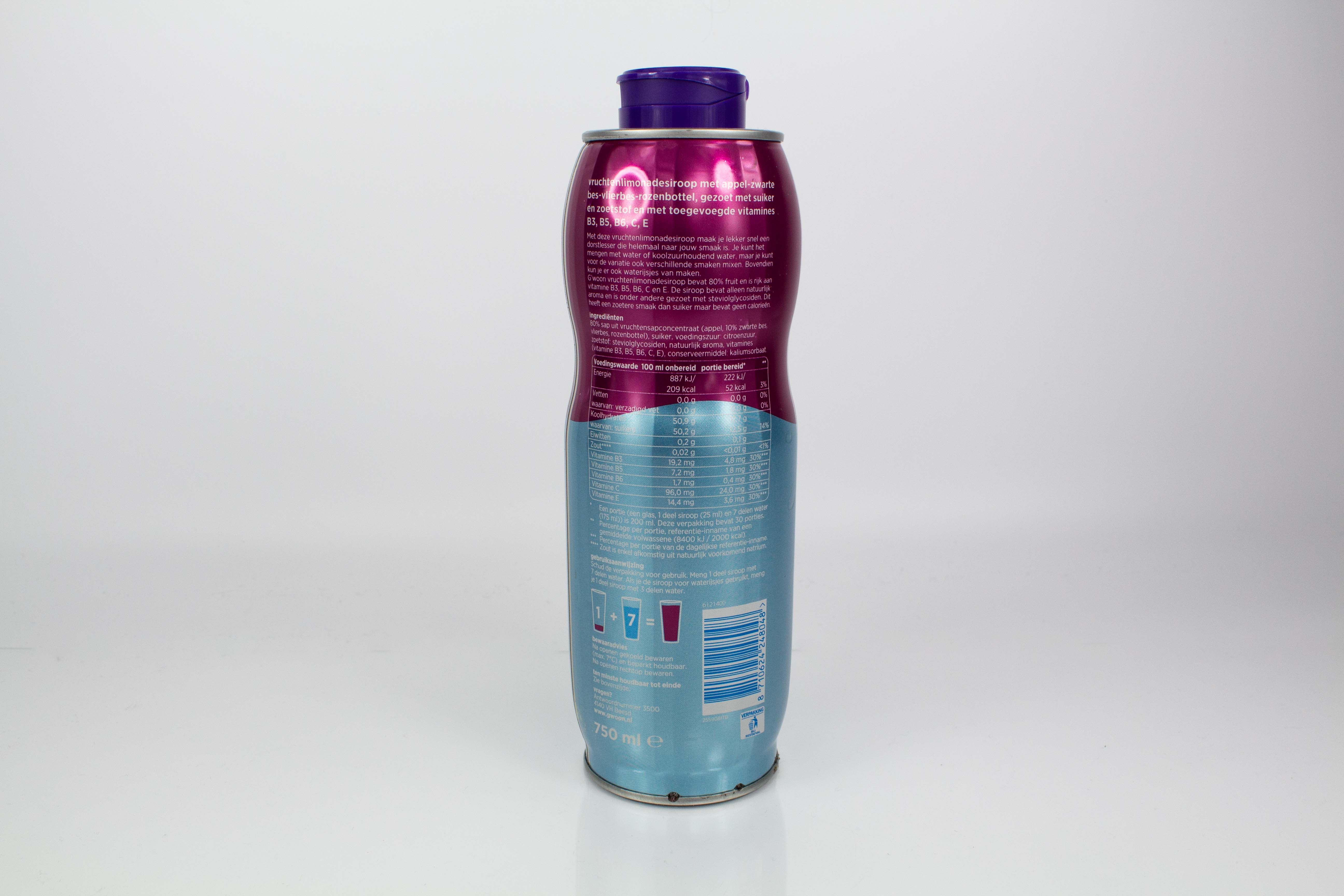 Gwoon Cassis Syrup 750ml - Image 2