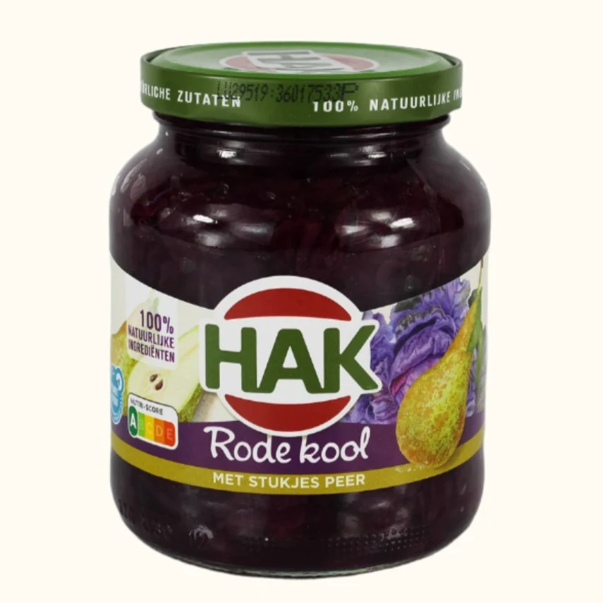 Hak Red Cabbage With Pear 355g