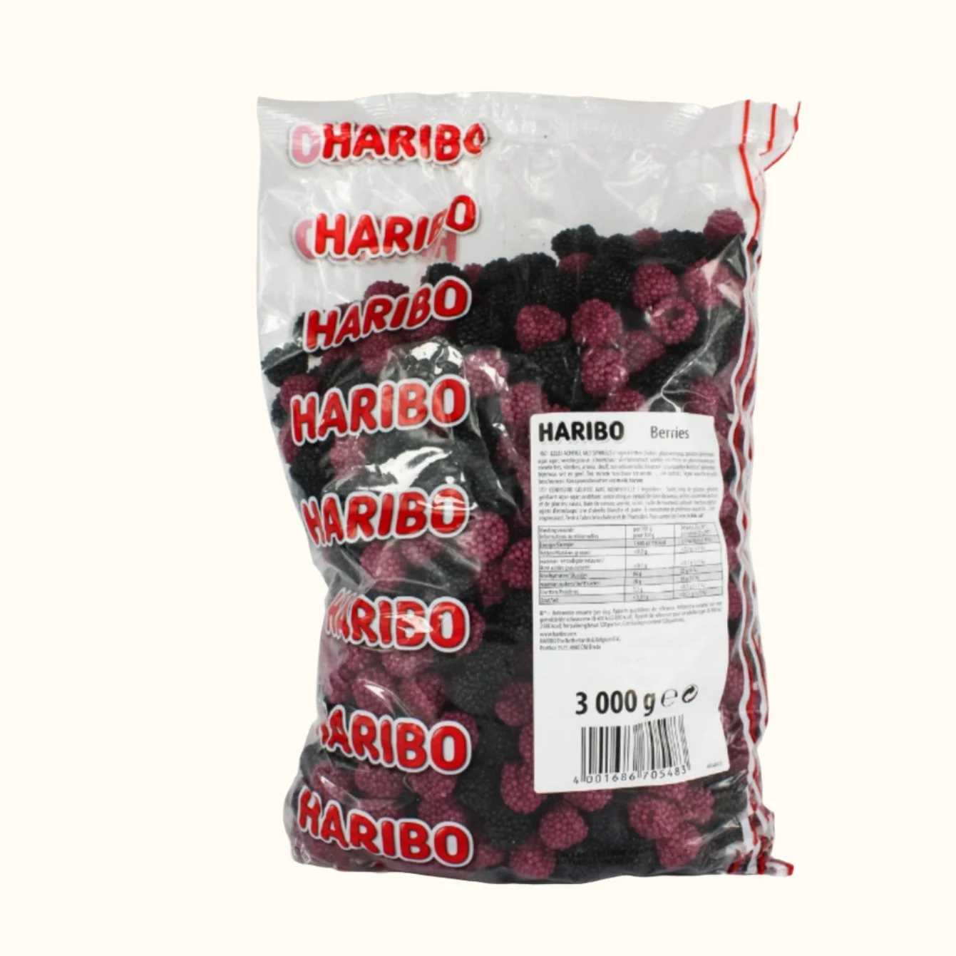 Haribo Raspberries and Blackberries 3kg - Image 2