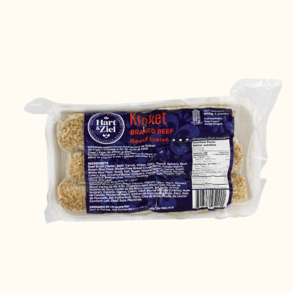 Hart en Ziel Gluten Free Beef Kroketten