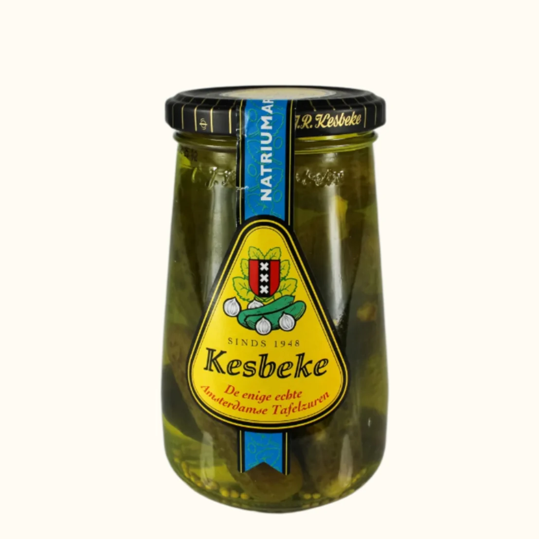 Kesbeke Pickles Sweet 'n' Sour Low Sodium 340ml