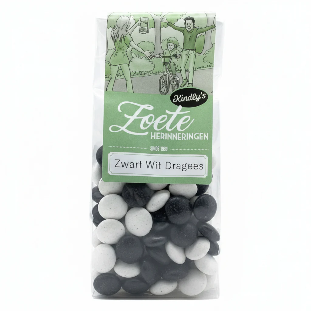 Kindly's Black White Dragees 170g