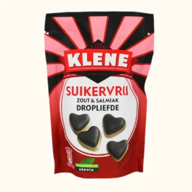Klene Sugarfree Salty Salmiak Licorice Love 110g