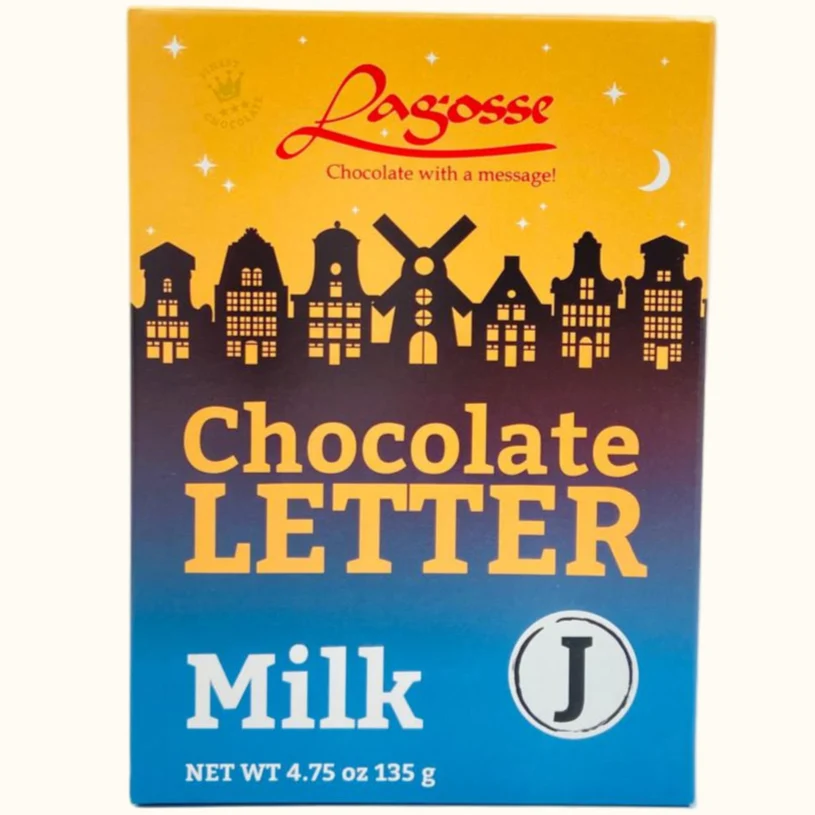 Lagosse Chocolate Letters Milk 135g - Image 10