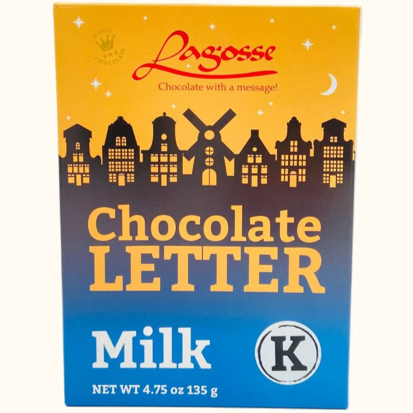 Lagosse Chocolate Letters Milk 135g - Image 11