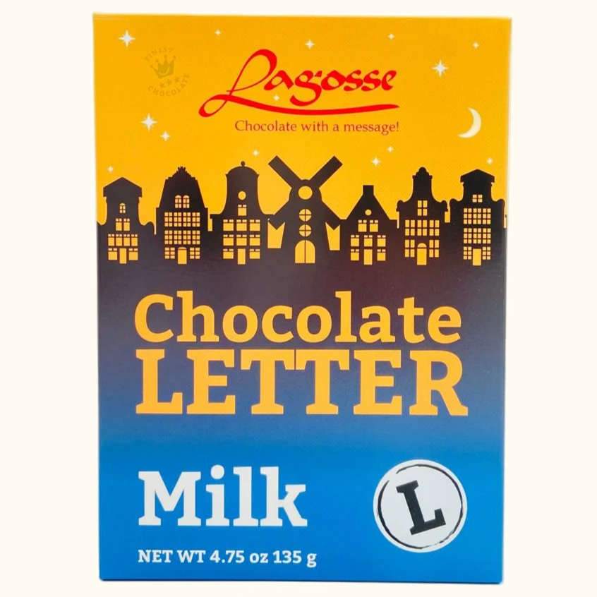 Lagosse Chocolate Letters Milk 135g - Image 12