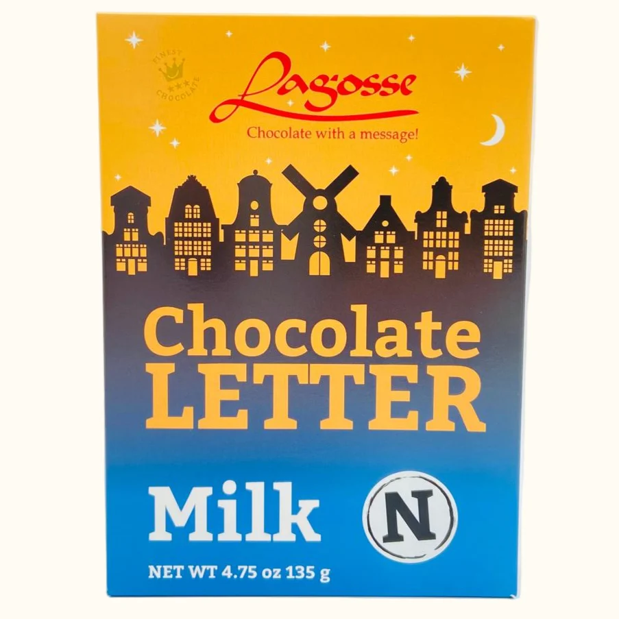 Lagosse Chocolate Letters Milk 135g - Image 14