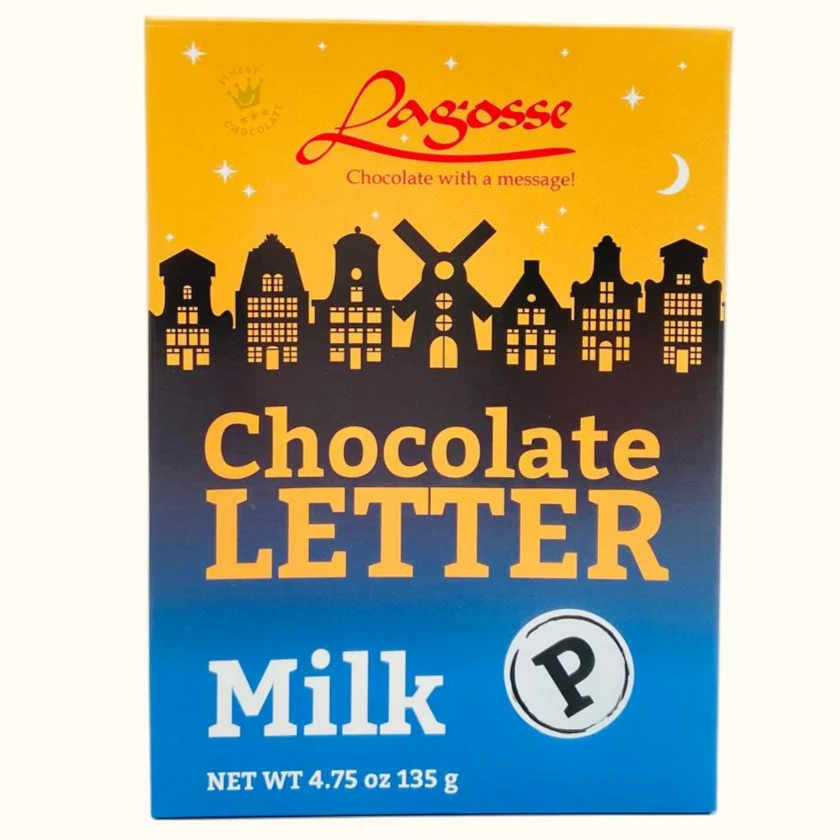 Lagosse Chocolate Letters Milk 135g - Image 16