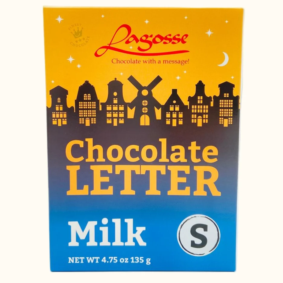 Lagosse Chocolate Letters Milk 135g - Image 18