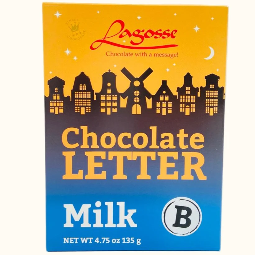 Lagosse Chocolate Letters Milk 135g - Image 2