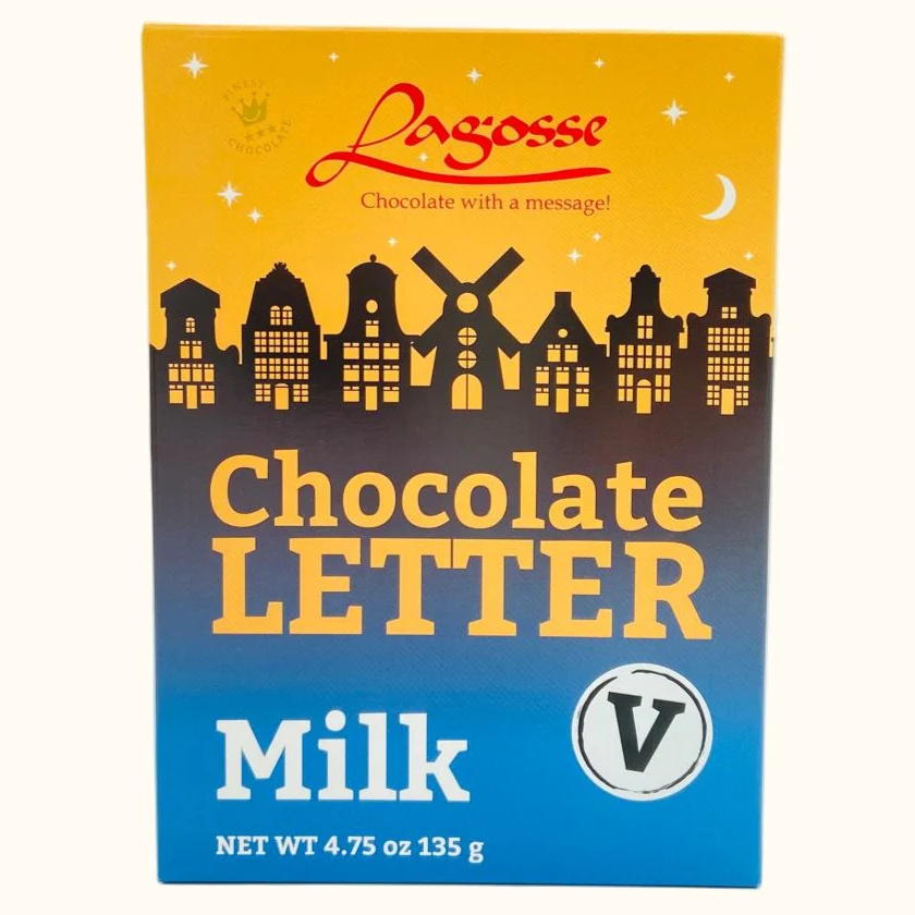 Lagosse Chocolate Letters Milk 135g - Image 20