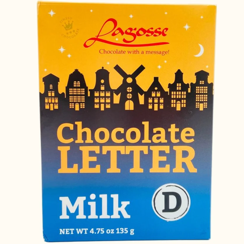 Lagosse Chocolate Letters Milk 135g - Image 4