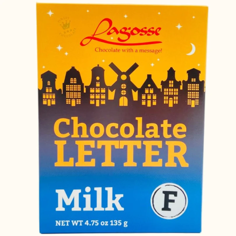 Lagosse Chocolate Letters Milk 135g - Image 6