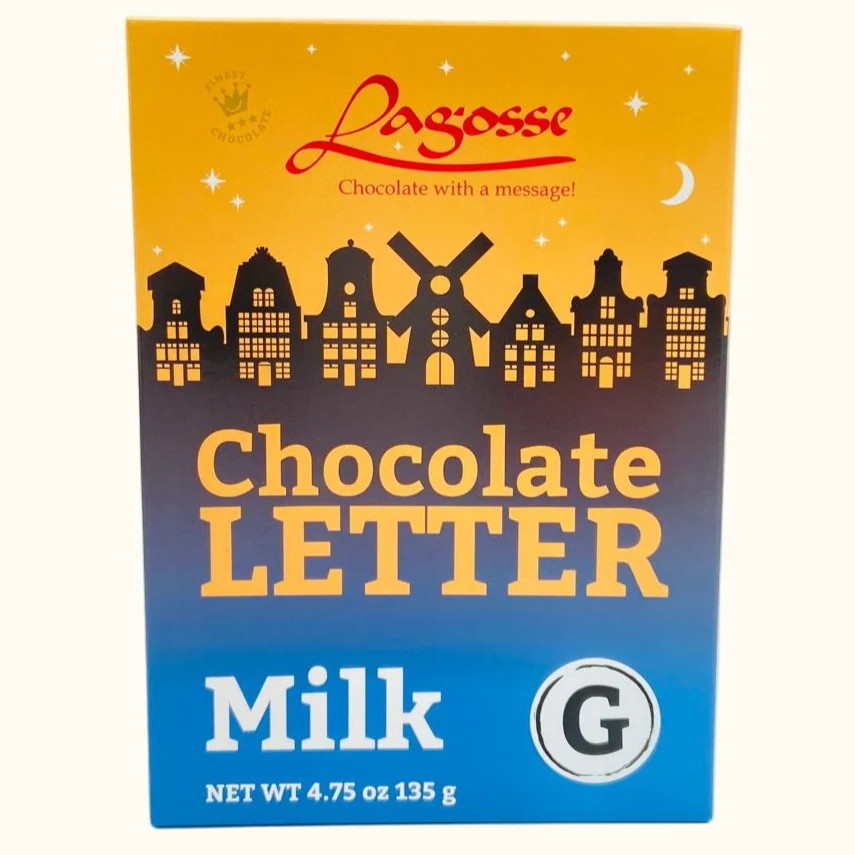 Lagosse Chocolate Letters Milk 135g - Image 7