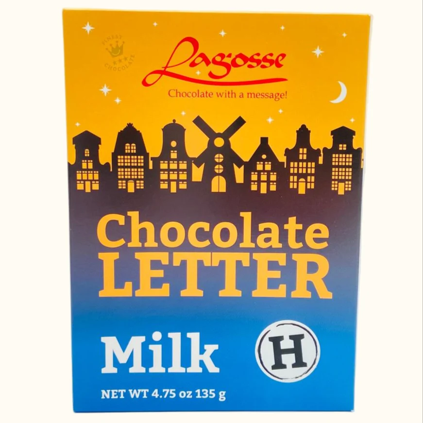 Lagosse Chocolate Letters Milk 135g - Image 8