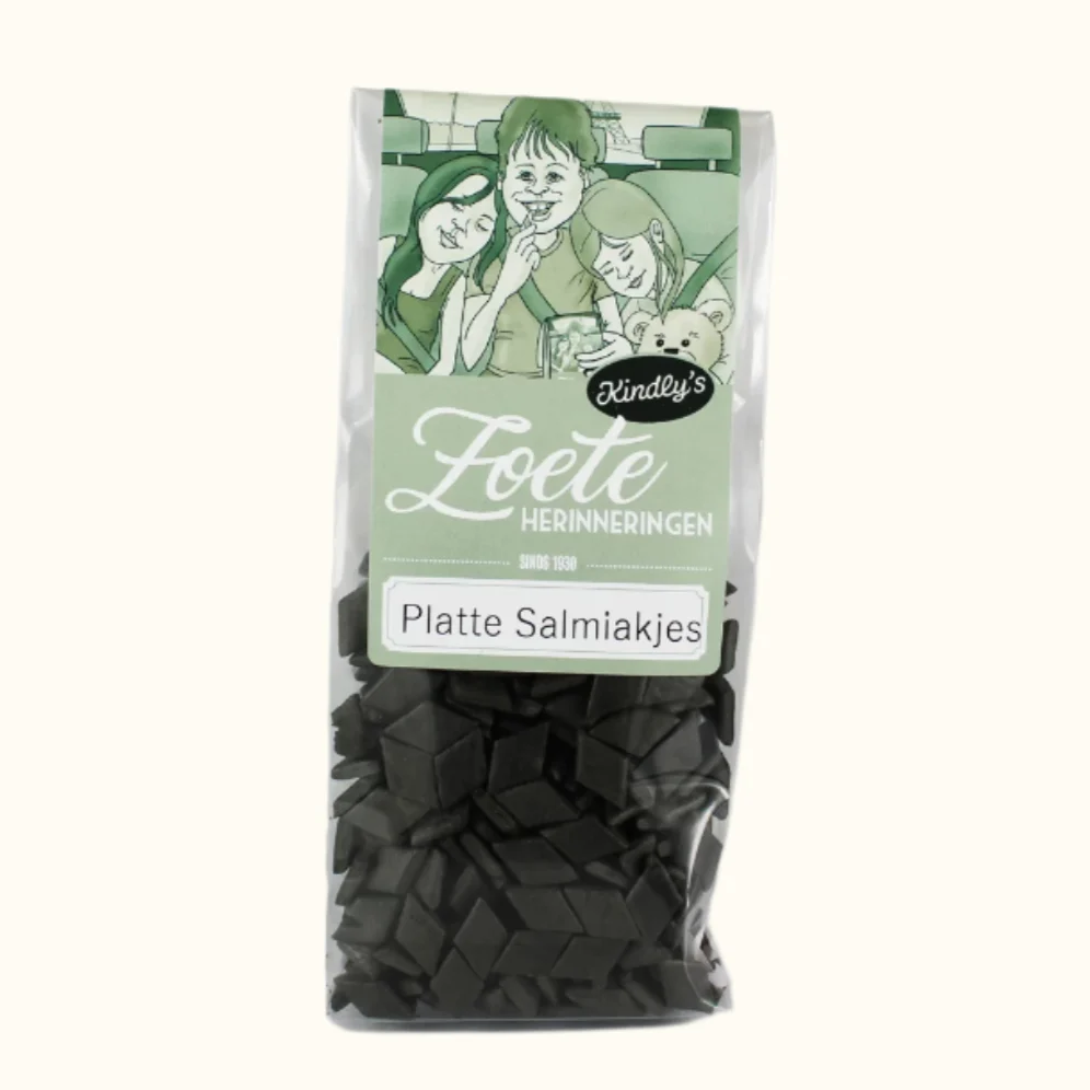 Kindly’s Liquorice Diamond Salt Bag 130g