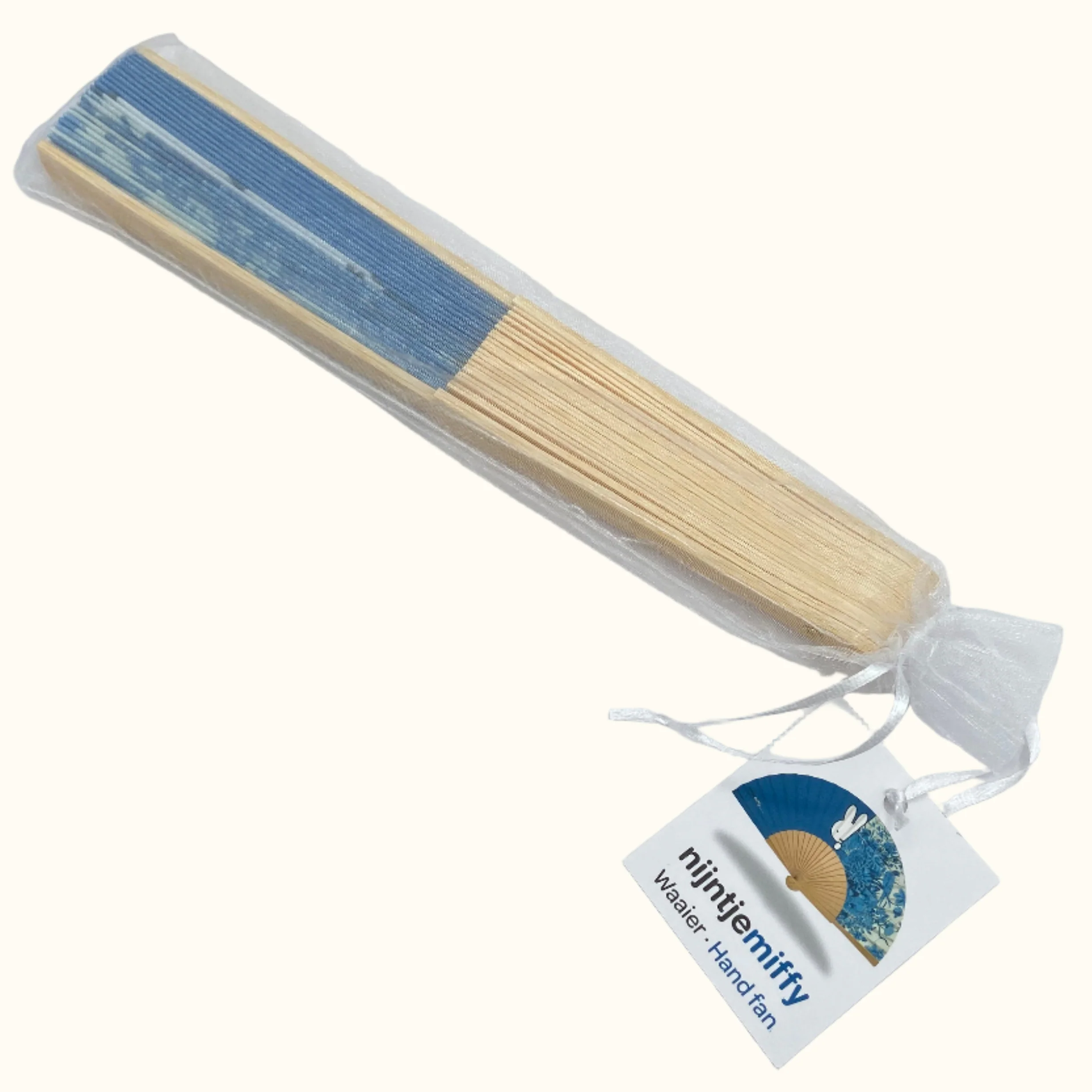 Miffy Blue Hand Fan - Image 2