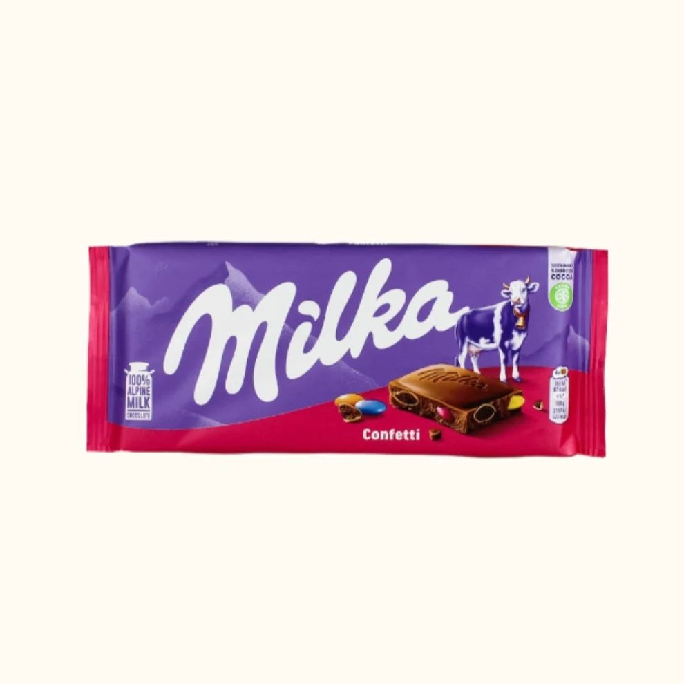 Milka Confetti Bar 93g