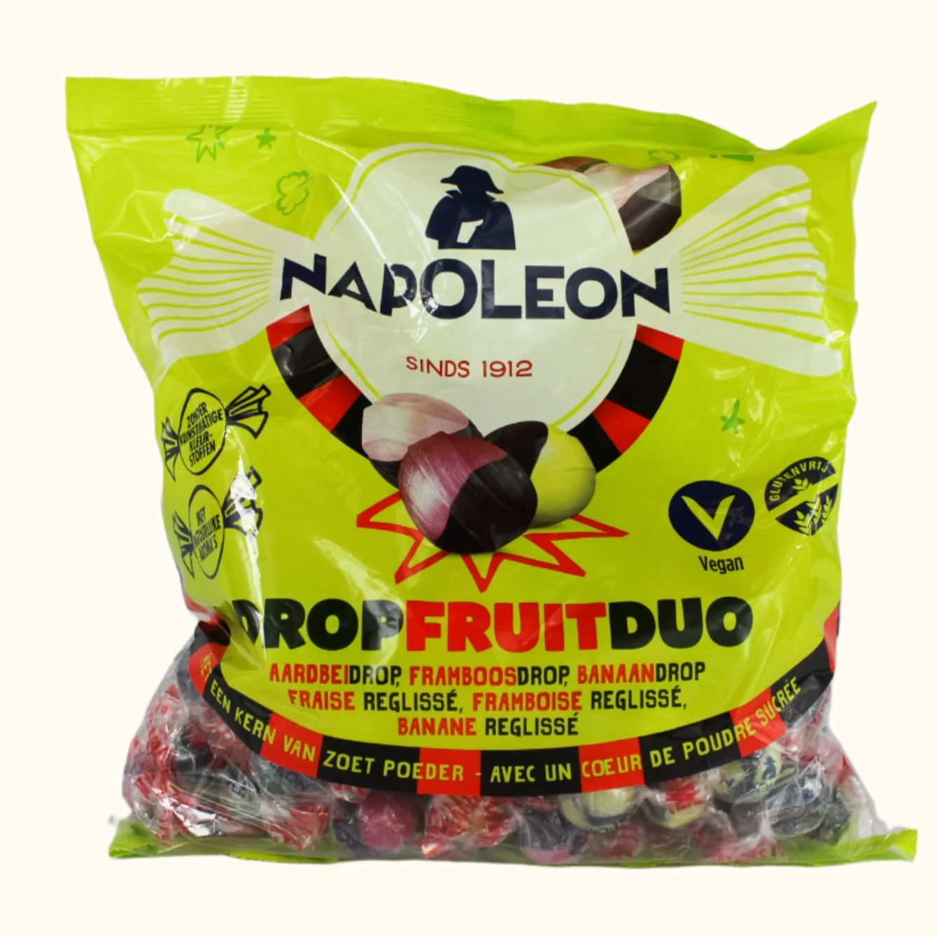Napoleon Licorice Fruit Duo Balls Bag 1kg - Image 2