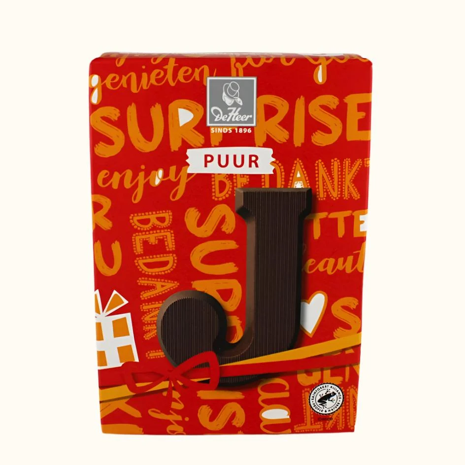 De Heer Chocolate Letters 65g (Milk, Dark or White) - Image 10