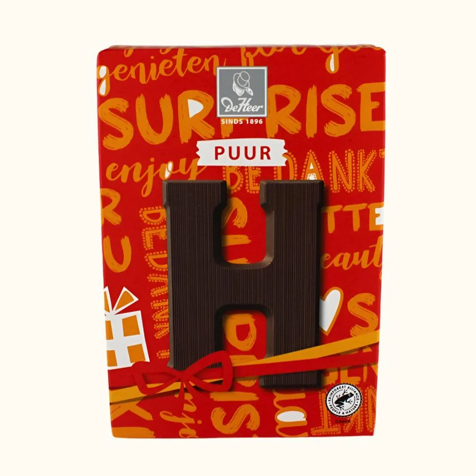 De Heer Chocolate Letters 65g (Milk, Dark or White) - Image 11