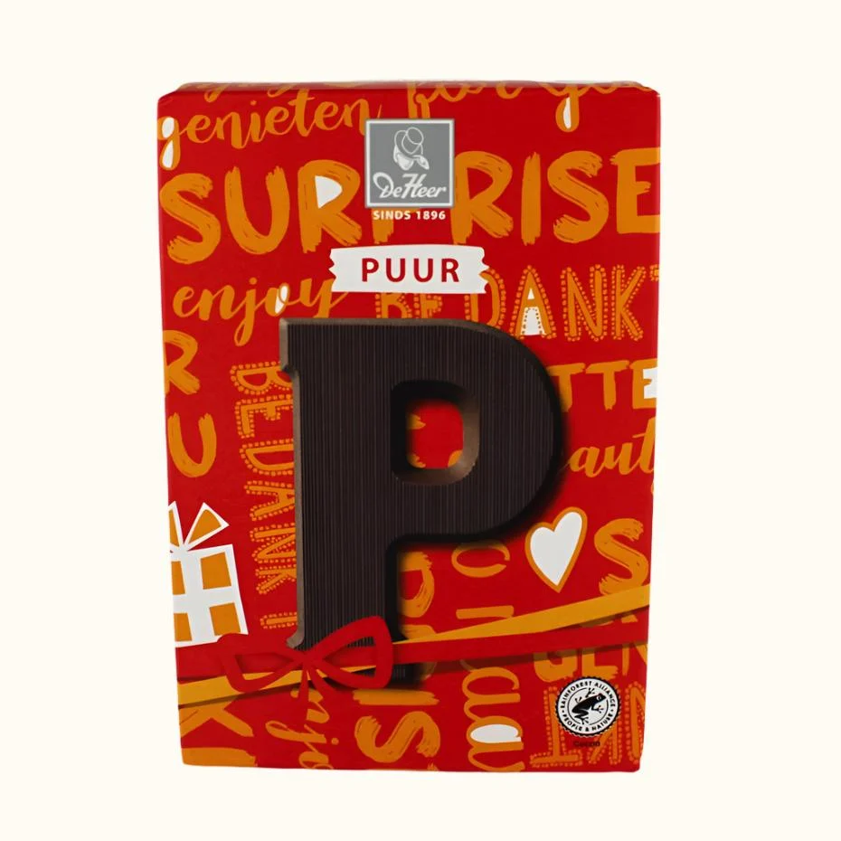 De Heer Chocolate Letters 65g (Milk, Dark or White) - Image 13