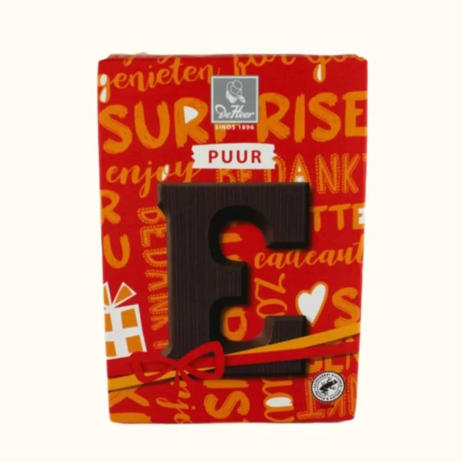 De Heer Chocolate Letters 65g (Milk, Dark or White) - Image 14