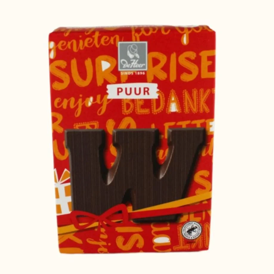 De Heer Chocolate Letters 65g (Milk, Dark or White) - Image 15