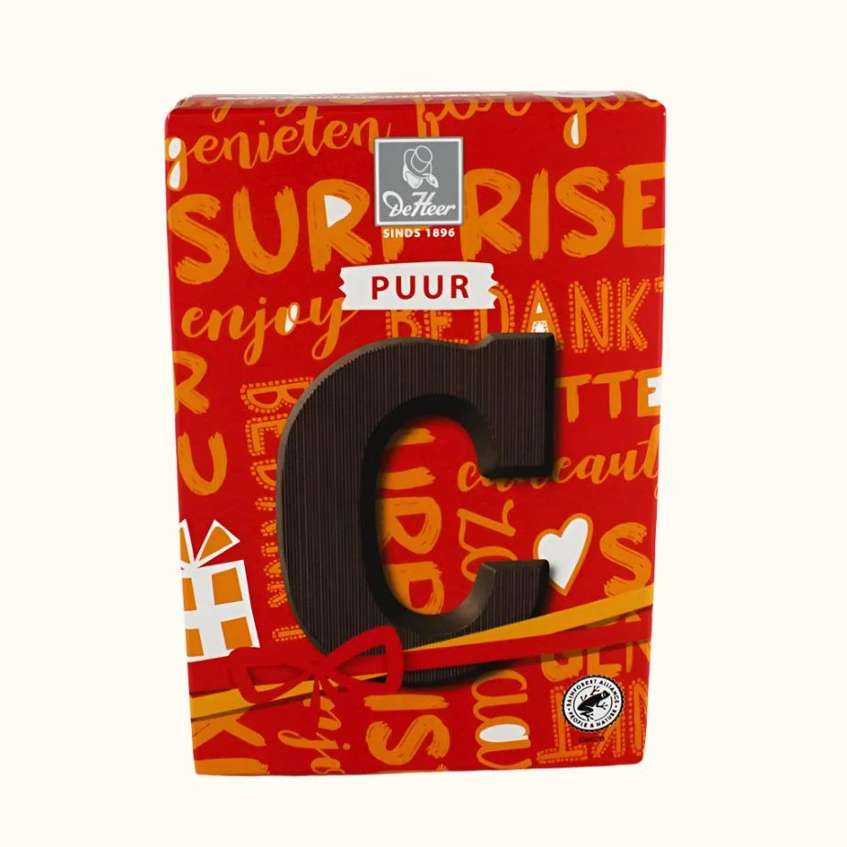 De Heer Chocolate Letters 65g (Milk, Dark or White) - Image 17