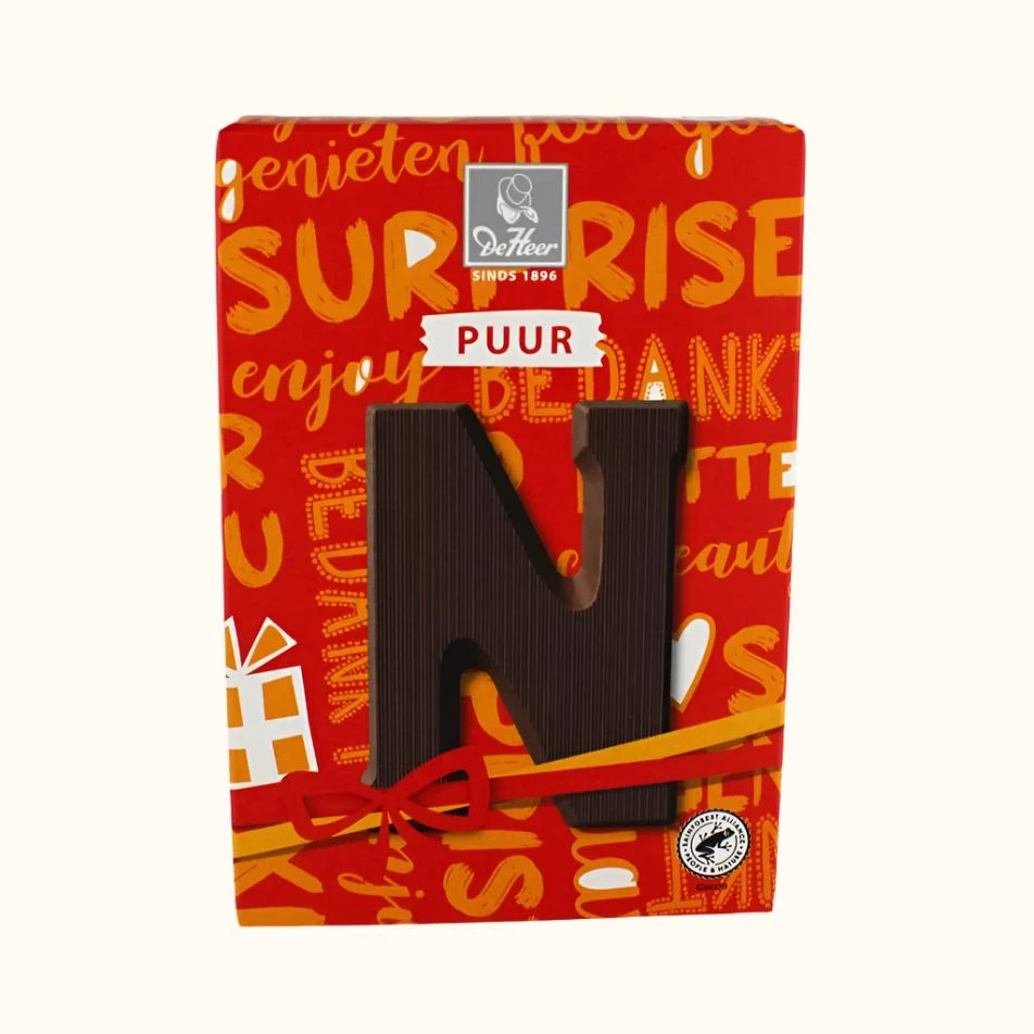 De Heer Chocolate Letters 65g (Milk, Dark or White) - Image 21