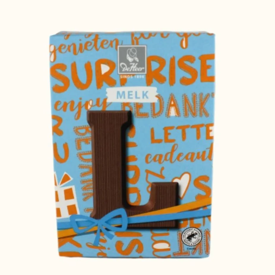 De Heer Chocolate Letters 65g (Milk, Dark or White) - Image 22