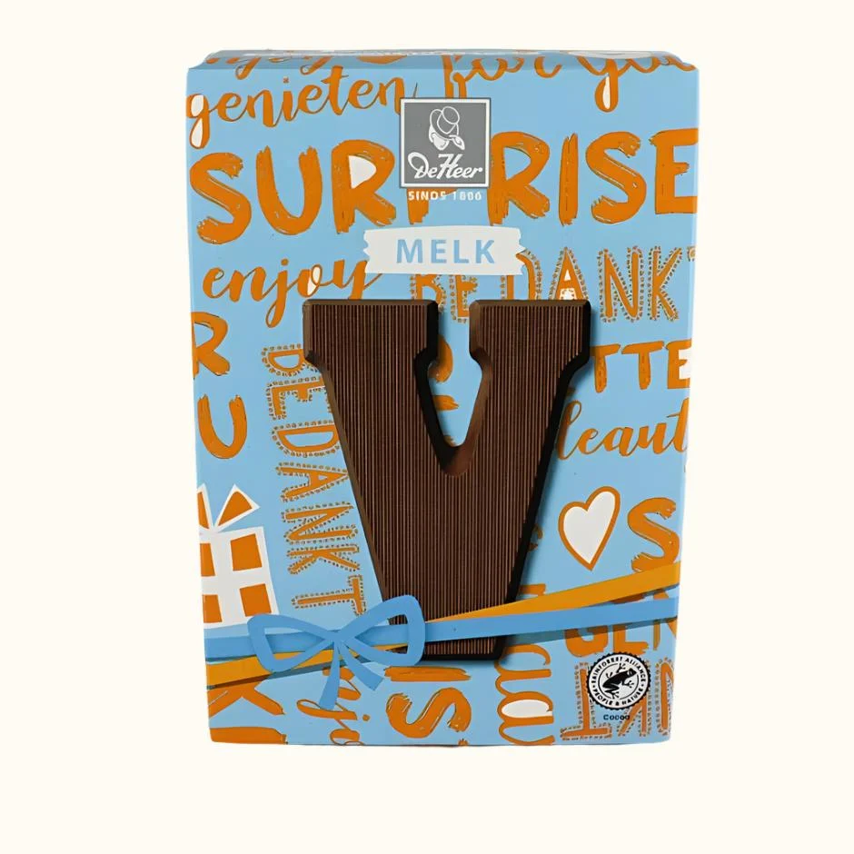 De Heer Chocolate Letters 65g (Milk, Dark or White) - Image 23