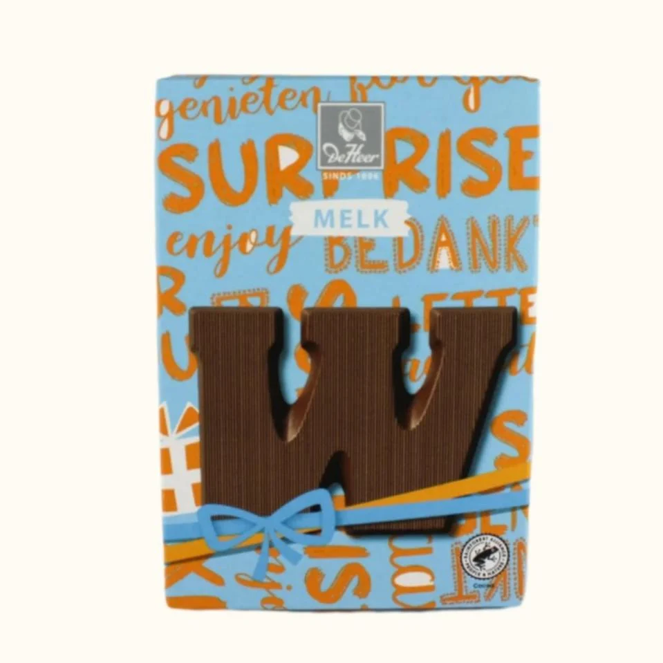 De Heer Chocolate Letters 65g (Milk, Dark or White) - Image 24