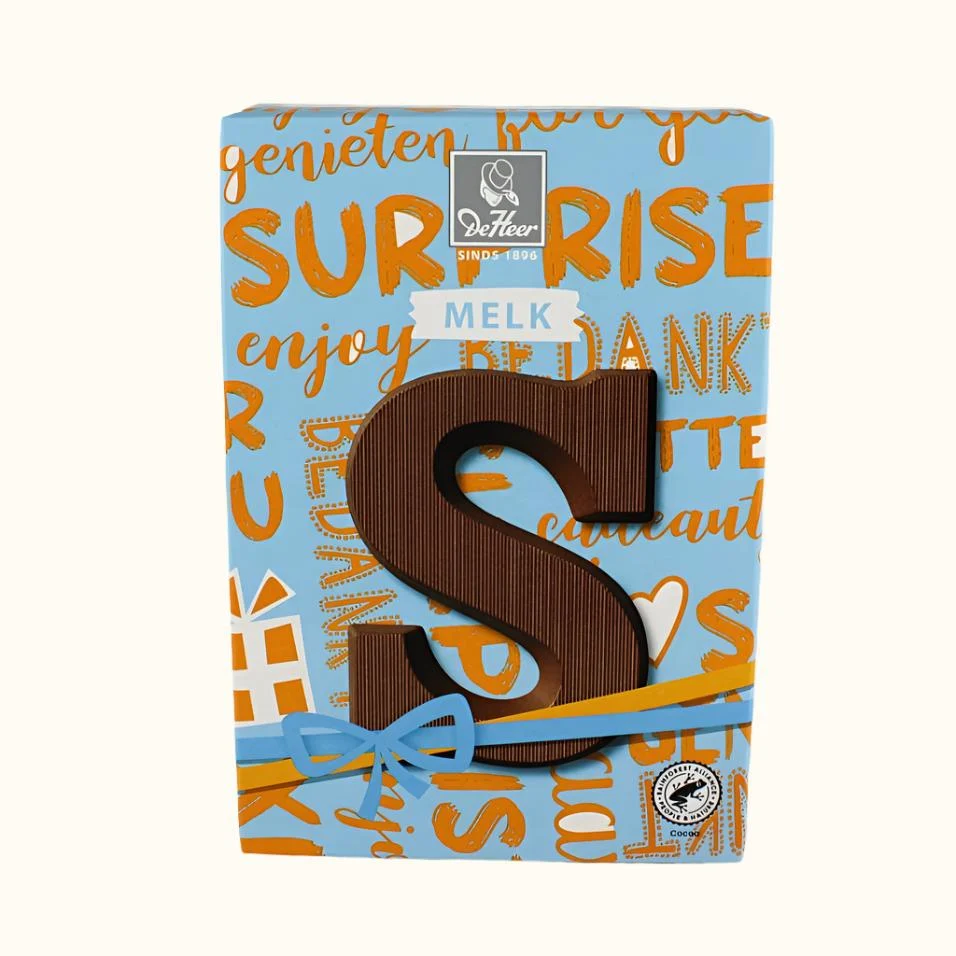 De Heer Chocolate Letters 65g (Milk, Dark or White) - Image 25