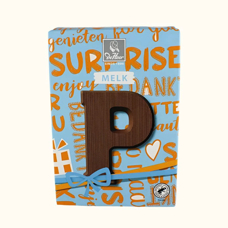 De Heer Chocolate Letters 65g (Milk, Dark or White) - Image 29