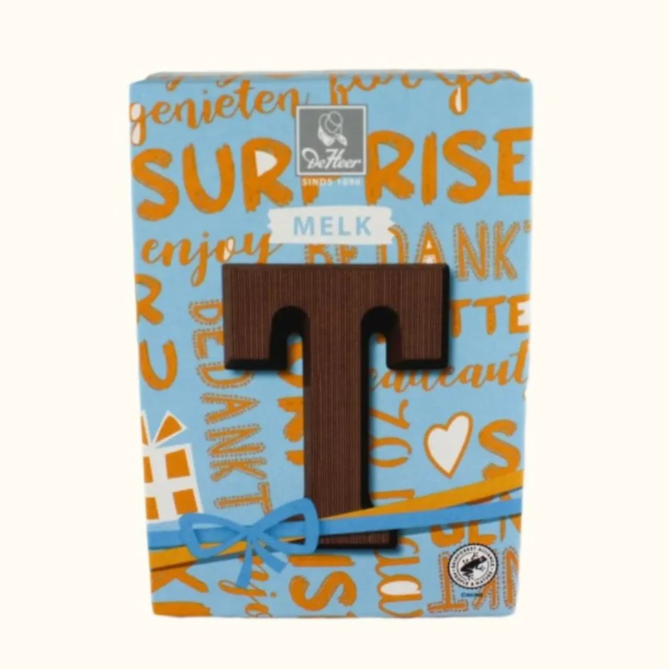 De Heer Chocolate Letters 65g (Milk, Dark or White) - Image 30