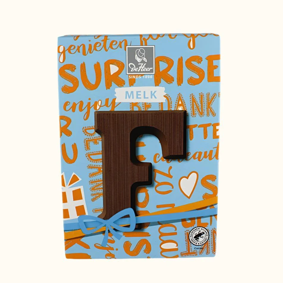 De Heer Chocolate Letters 65g (Milk, Dark or White) - Image 31